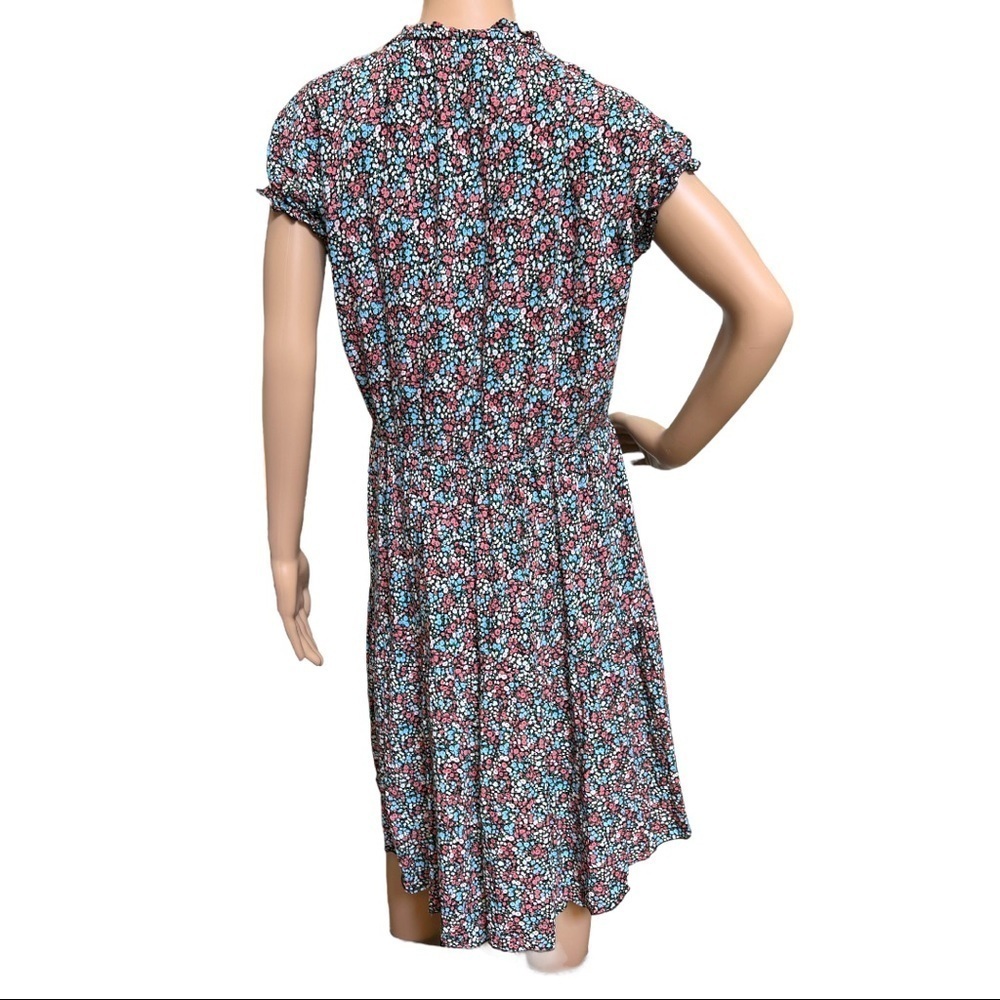 KIRUNDO WOMEN’S Summer Ruffle‎ Multicolor Floral Dress Size XXL - Picture 3 of 14